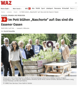 Mehr über den Artikel erfahren Im Pott blühen „Naschorte“ auf: Das sind die Essener Oasen