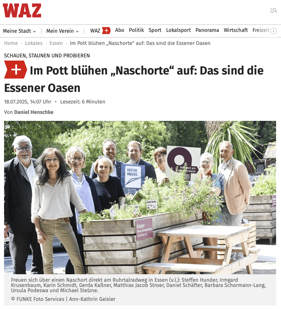 Du betrachtest gerade Im Pott blühen „Naschorte“ auf: Das sind die Essener Oasen